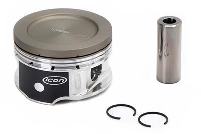 ICON Premium Forged Anodized Piston and Ring Kits - IC562CAK5MM