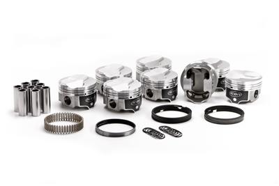 ICON FHR Piston - Chevy 396, 402, Rod 6.135, CC Solid Dome -17cc 1V- Kit with Rings - IC10007STDK1