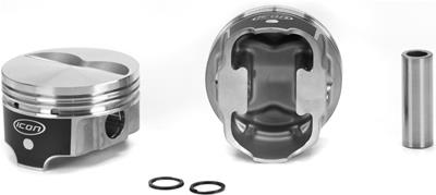 ICON FHR Piston - Chevy 383, Rod 5.700, Flat Top +3.7cc 2V - IC10013030