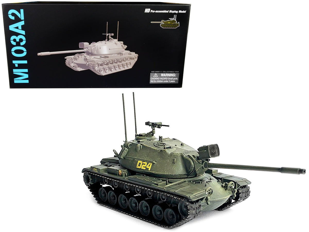 Rapid Vehicles United States M103A2 Heavy Tank D24 Olive Drab "NEO Dragon Armor" Series 1/72...
