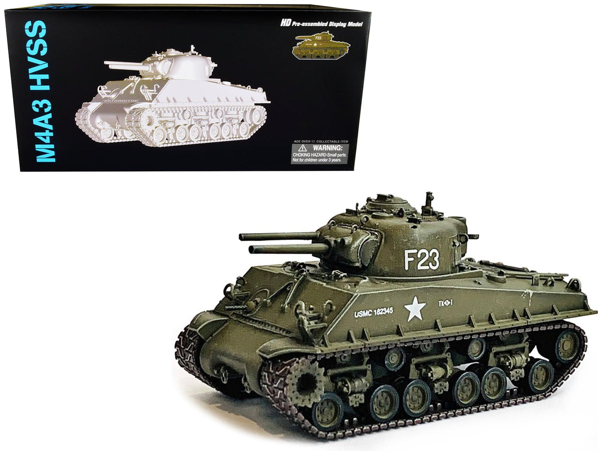 Rapid Vehicles United States M4A3 HVSS POA-CWS-H5 Flamethrower Tank Olive Drab F-23 "US Marine...
