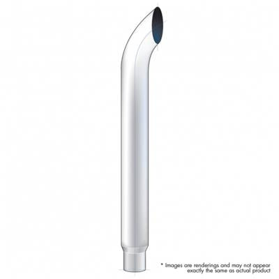 United Pacific Reducing To 5" Outer Diameter, (BULK) CURVED EXHAUST, REDUCING 7"-5" O.DIA., BOTTOM - C375036