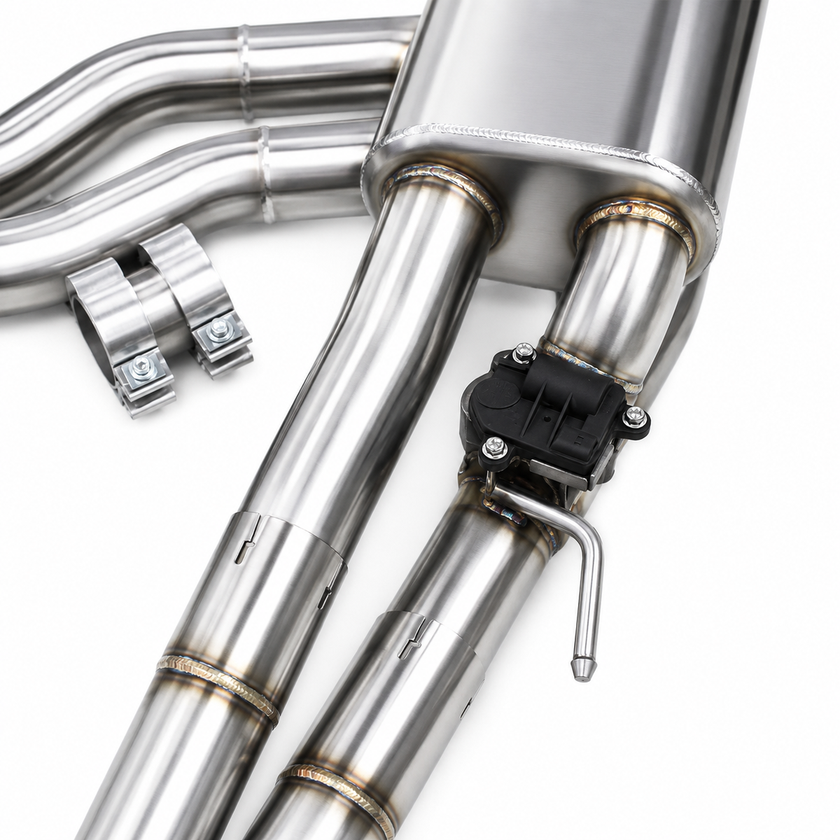 Bull Boost Performance Stainless Steel Equal Length H-Pipe Mid Pipe for BMW M3 M4 G80 G82 3.0T -...