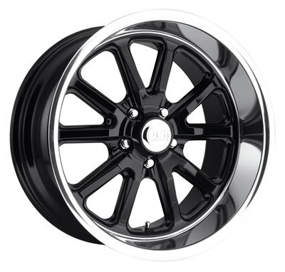 U.S. Mags Rambler U121 Gloss Black Wheels with Diamond Cut Lip - U12120806145