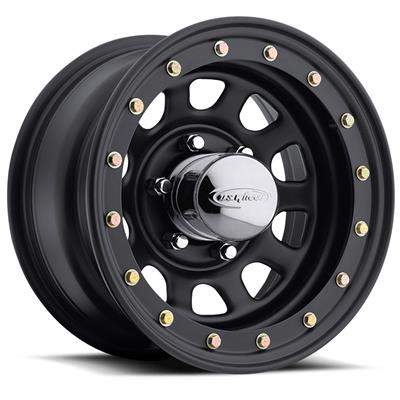 U.S. Wheel 841 Series Daytona Simulated Beadlock Black Wheels - 8415860