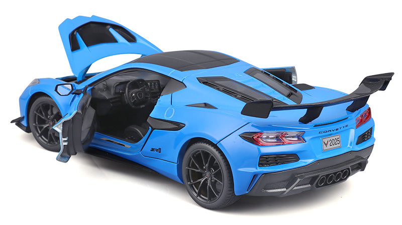 Maisto 2025 Chevy Corvette C8 ZR1 Riptide Blue 1:18