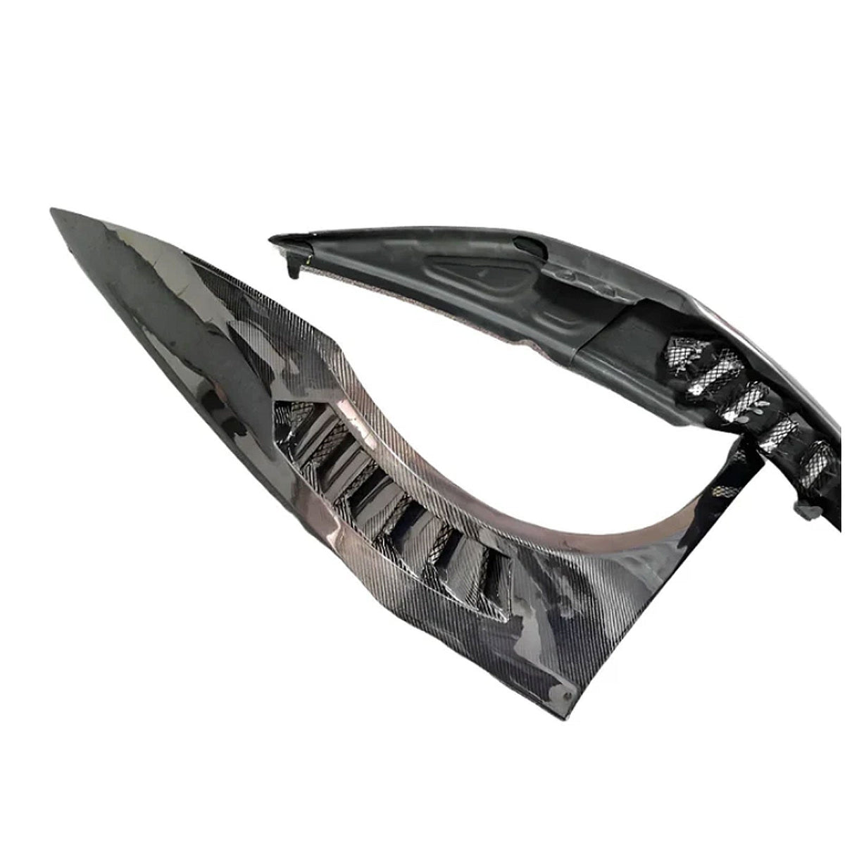 Bull Boost Performance V Style Full Carbon Fiber Vented Front Fenders for Lamborghini Huracan LP...