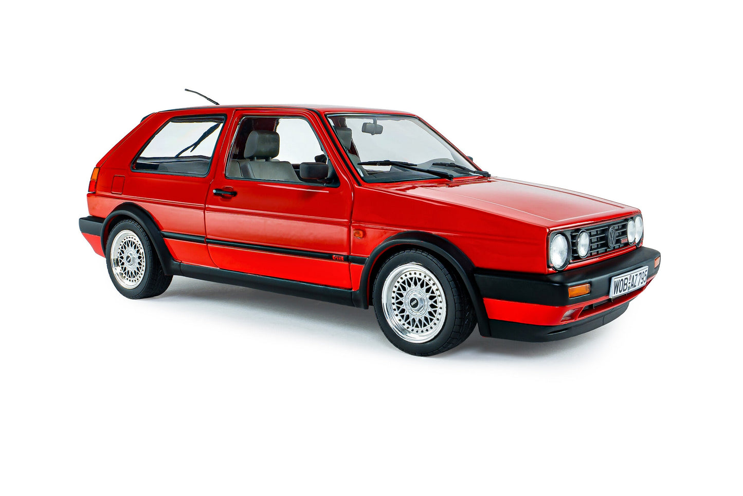 Solido 1989 Volkswagen GTI MK2 G60 Mars Red 1:18