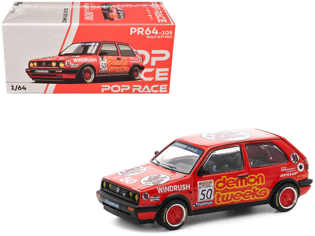 Rapid Vehicles Volkswagen Golf GTI MK2 #50 Demon Tweeks "British Touring Car Championship" (1988)...