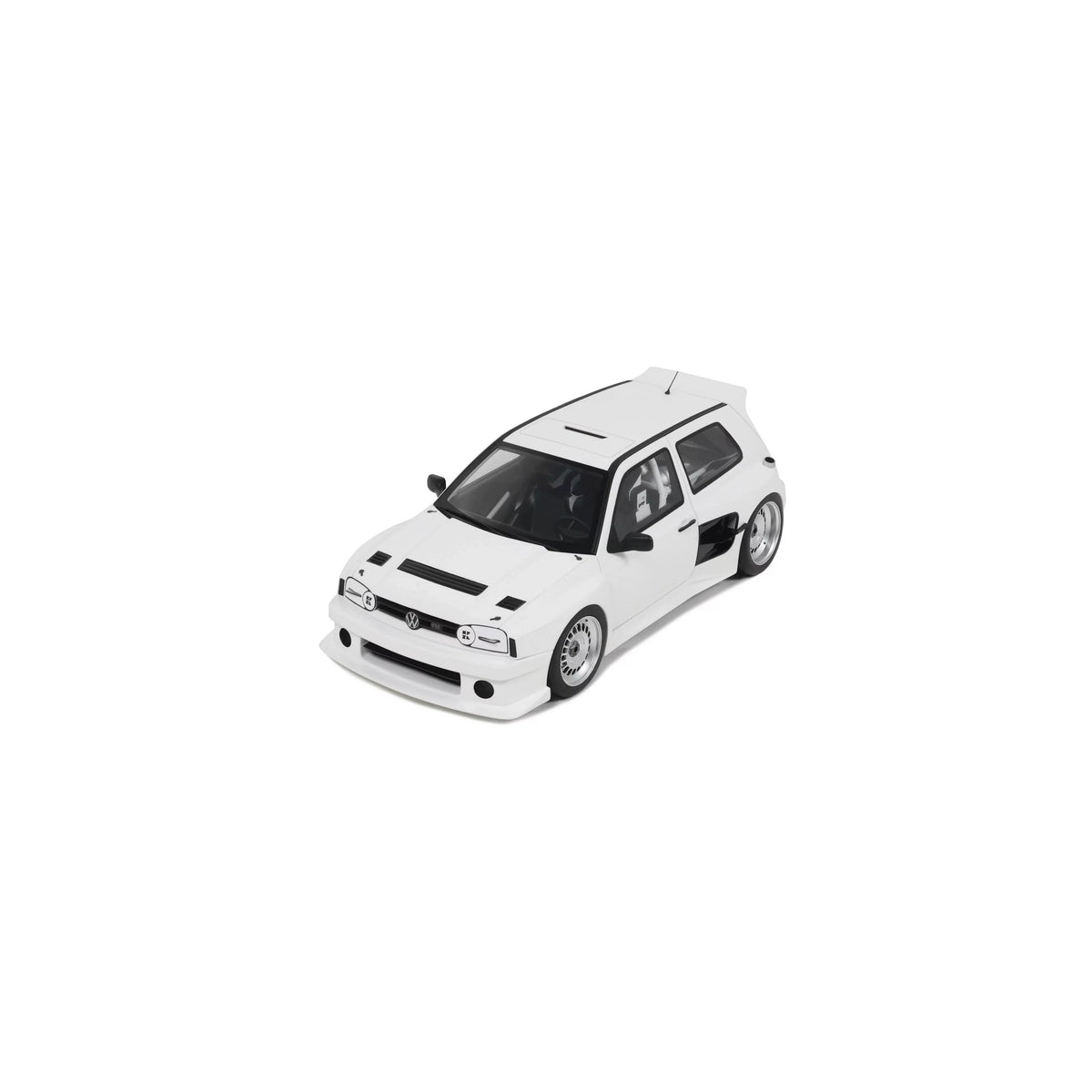 STM Diecast Otto 2024 Volkswagen Golf MK III Khyzyl Saleem White 1:18 - View 9