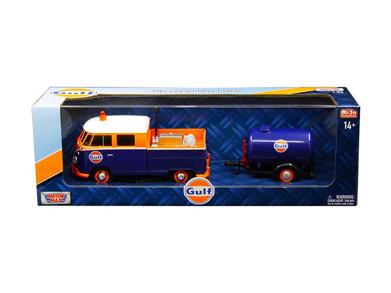 Rapid Vehicles Volkswagen Service Pickup Truck with Plastic Oil Tank "Gulf Oil" 1/24 Diecast...