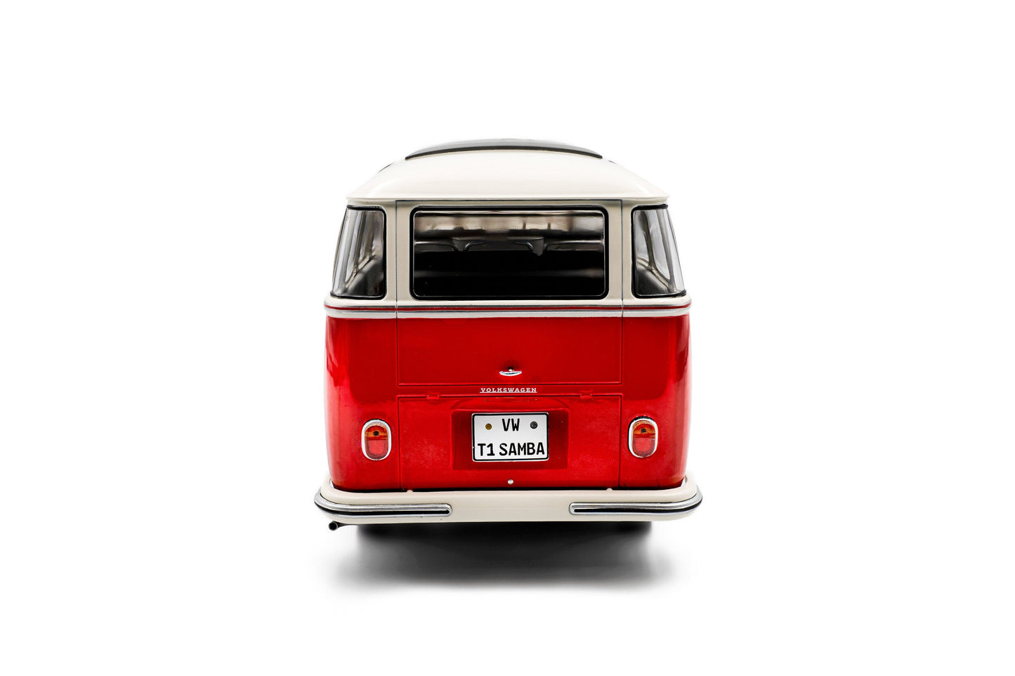 Solido 1962 Volkswagen T1 Samba Minibus Red 1:18