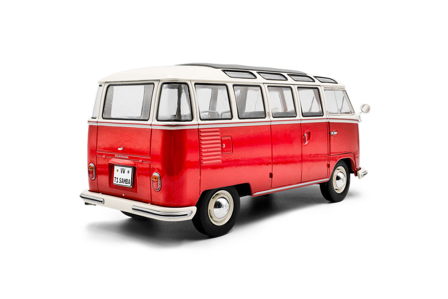Solido 1962 Volkswagen T1 Samba Minibus Red 1:18