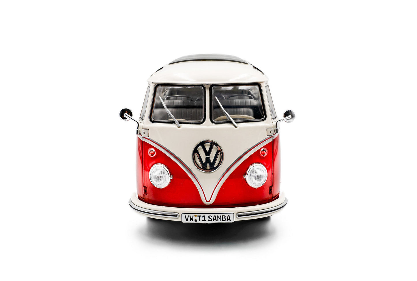 Solido 1962 Volkswagen T1 Samba Minibus Red 1:18