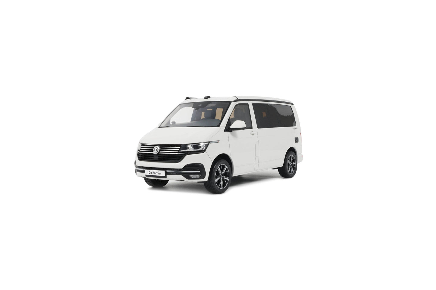 Otto 2021 Volkswagen T6 California Ocean Minibus Candy White 1:18