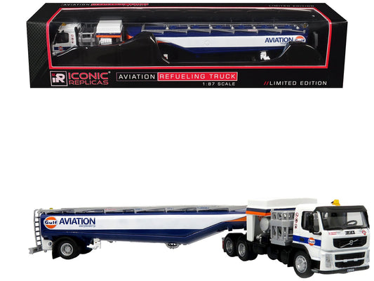 Rapid Vehicles Volvo FM500 with Esterer Aviation Refueling Tanker Truck "Gulf Aviation" White...
