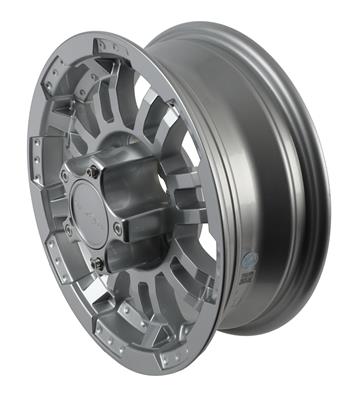Vision HD 375 Warrior Series Silver Salt-Resistant Winter Paint Wheels - S2873
