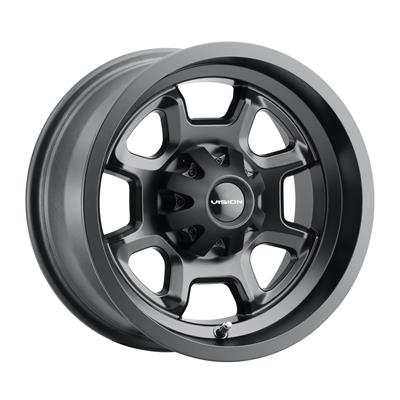 Vision UTV 415 Bomb Matte Black Wheels - S3989
