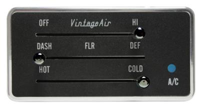 Vintage Air 3-Lever Gen IV ProLine Rectangular Control Panels - 491231