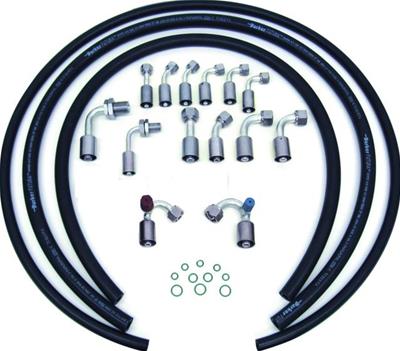 Vintage Air Reduced Barrier Extended Length Refrigerant Hose Kits - 548001