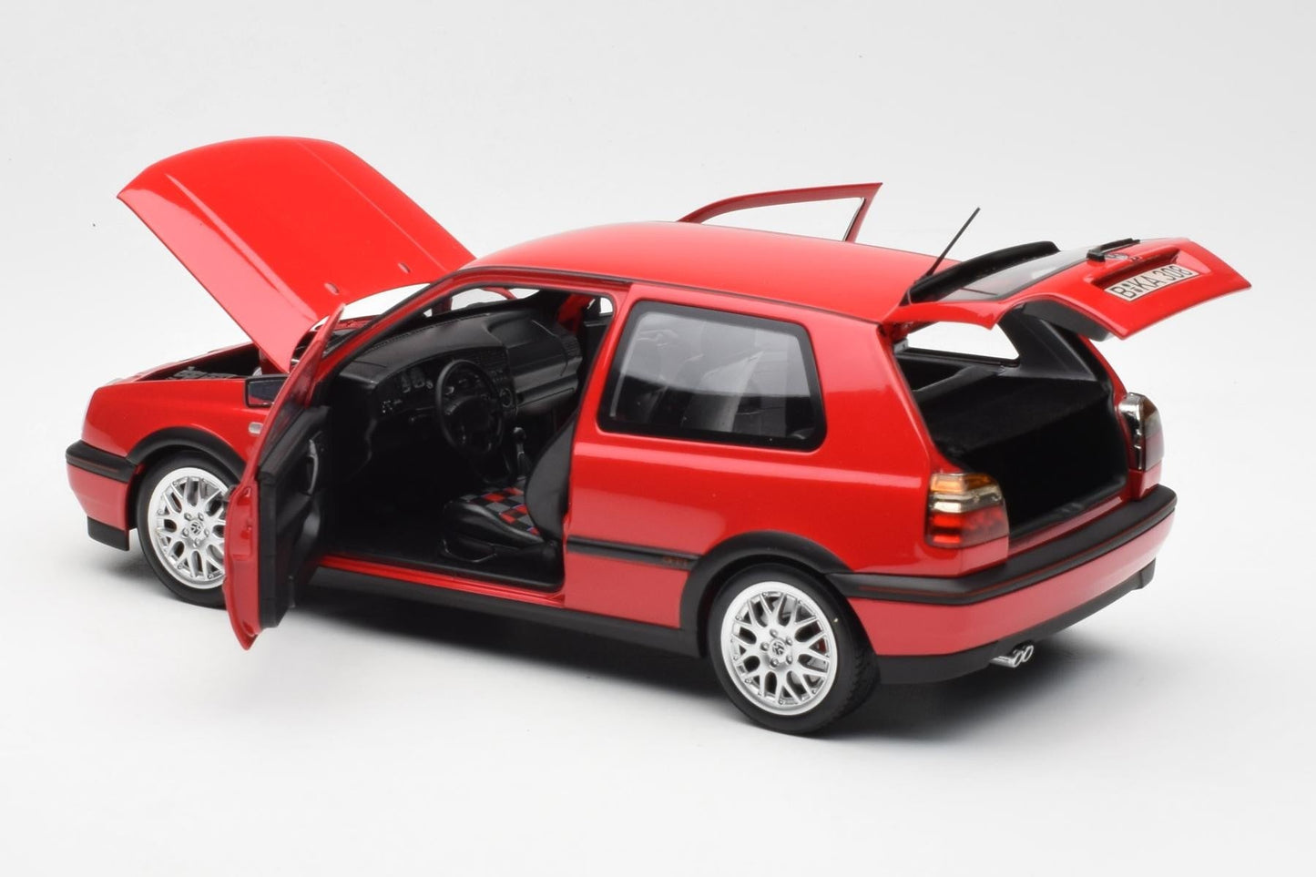 Norev 1996 VW Golf GTI MK3 20th Anniversary Edition Flash Red 1:18