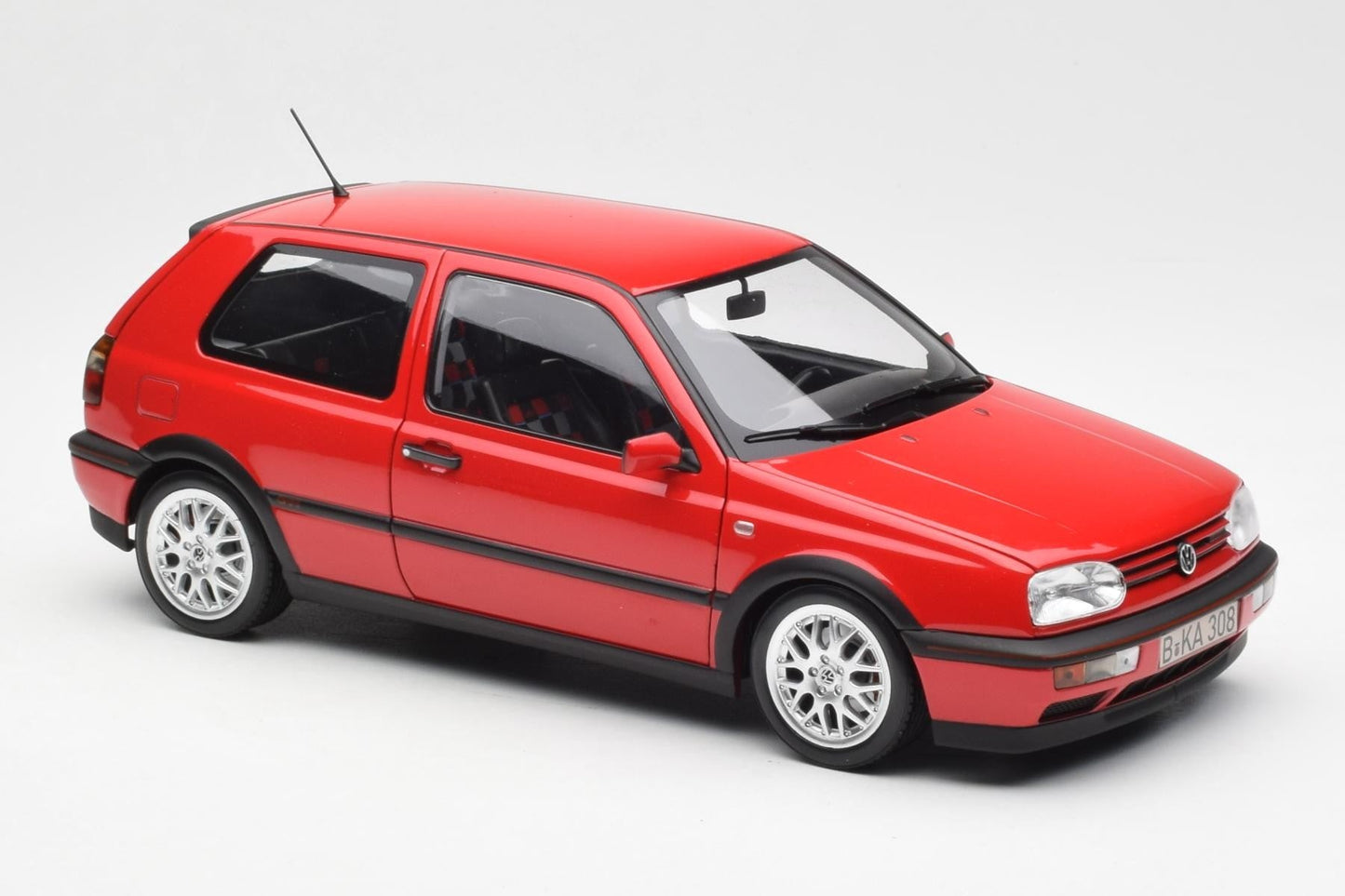 Norev 1996 VW Golf GTI MK3 20th Anniversary Edition Flash Red 1:18