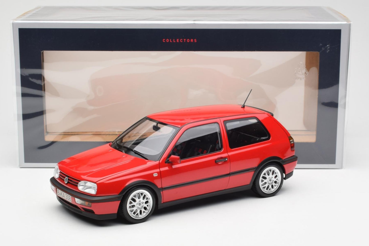 Norev 1996 VW Golf GTI MK3 20th Anniversary Edition Flash Red 1:18