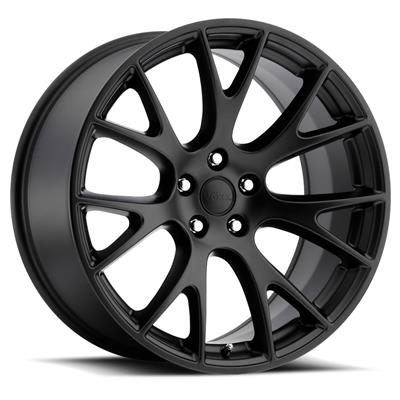 Voxx Replica Hellcat Matte Black Wheels - S0002