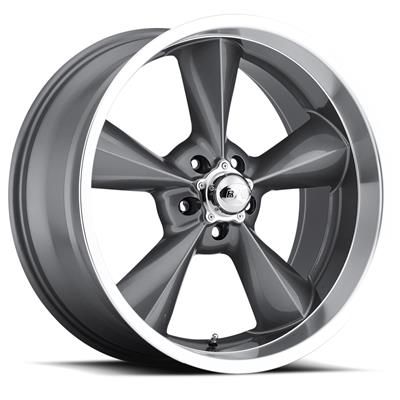 Voxx B/G Rod Works Old School Gunmetal Wheels with Machined Lip - S248