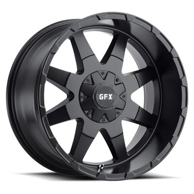 Voxx G-FX TR12 Matte Black Wheels - S420