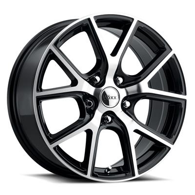 Voxx Lumi Gloss Black Wheels with Machined Face - S596