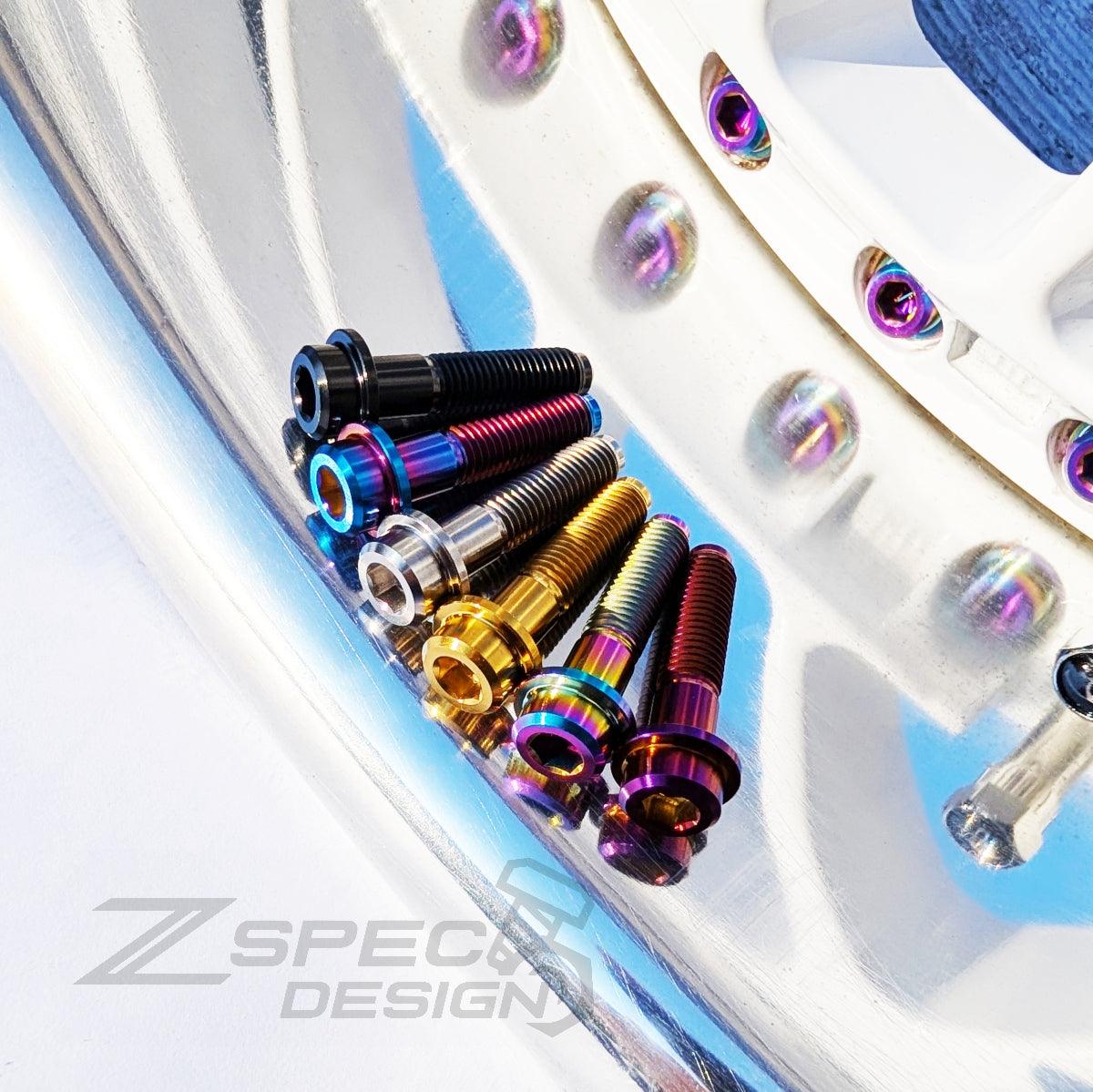 ZSPEC M7-1.0x32mm Wheel Assembly Bolt, Titanium Grade-5, Per Each