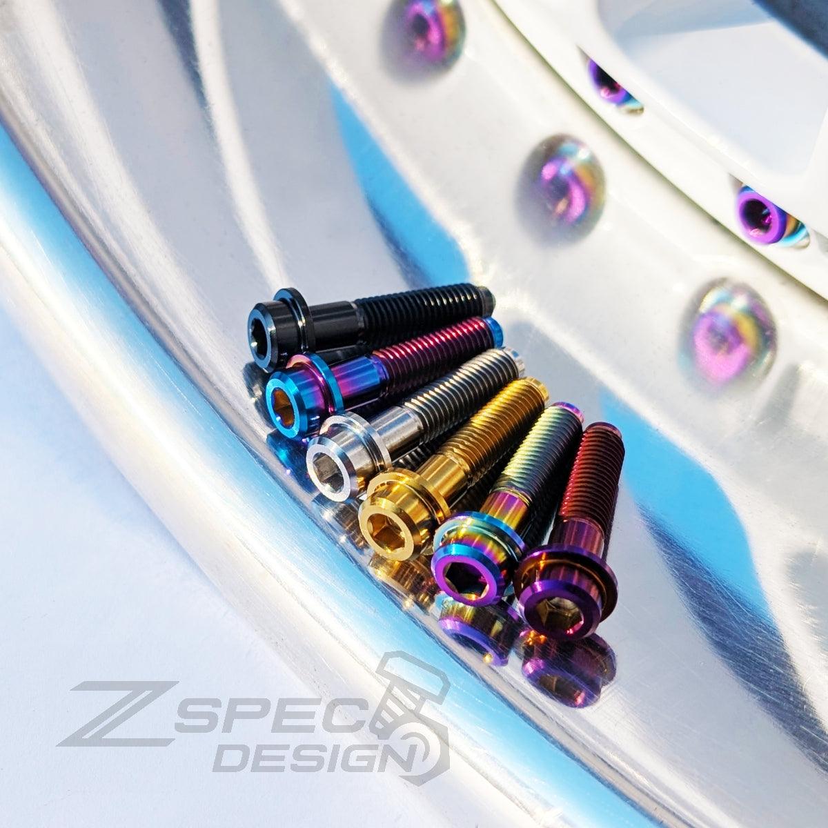 ZSPEC M7-1.0x32mm Wheel Assembly Bolt, Titanium Grade-5, Per Each
