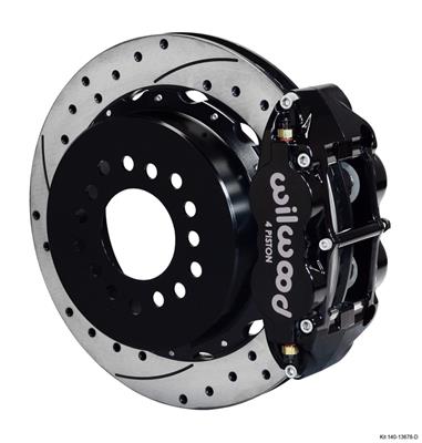 Wilwood Forged Narrow Superlite 4R Big Brake Rear Parking Brake Kits - 14013678D