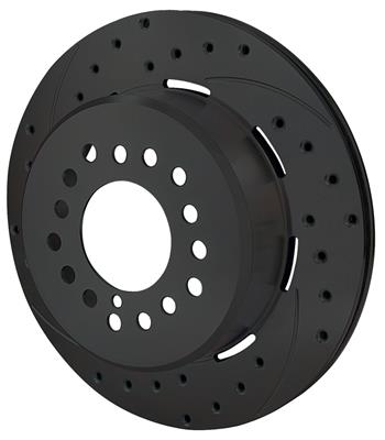 Wilwood SRP Drilled Performance Brake Rotors - 16011522BK