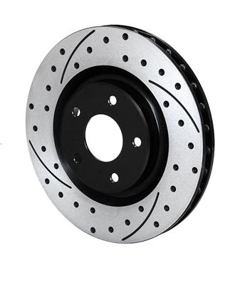 Wilwood SRP Drilled Performance Brake Rotors - 16014042BK