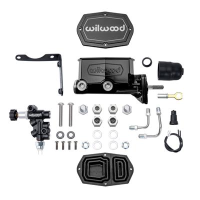 Wilwood Aluminum Tandem Compact Master Cylinder Kits - 26117319BK
