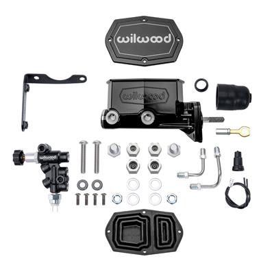 Wilwood Aluminum Tandem Compact Master Cylinder Kits - 26117796BK