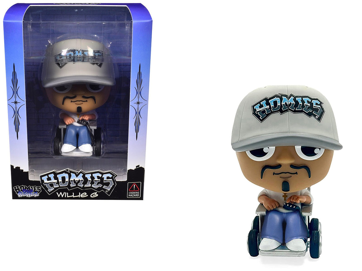 Rapid Vehicles Willie G 4.5" Figure "Homies Big Headz" Series 5 Model by Homies  free shipping USA
