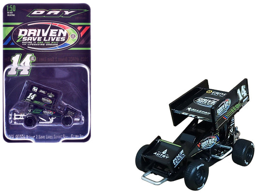 Rapid Vehicles Winged Sprint Car #14CC Corey Day (Green Version) "Driven 2 Save Lives" Jason...