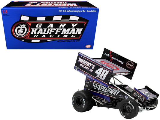 Rapid Vehicles Winged Sprint Car #48 Danny Dietrich "Weikert's Livestock - Speedway Cars" Gary...