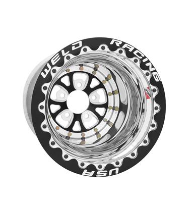 Weld Racing V-Series Black Beadlock Wheels for Mickey Thompson Tires - 84B512278F