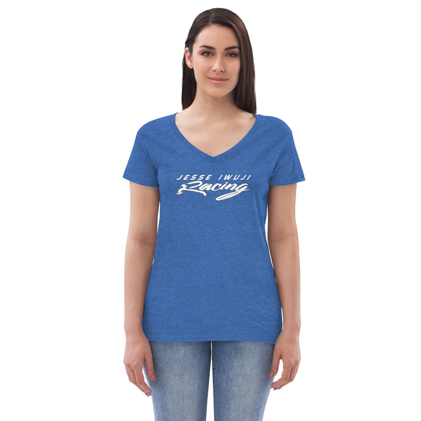 Women’s recycled v-neck t-shirt
