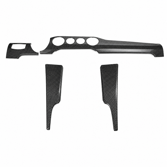 Carbon Fiber Dashboard Trim Console Panel Cover for Ford Mustang GT