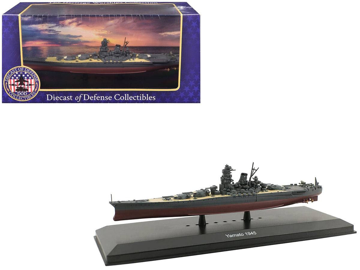 Rapid Vehicles Yamato Battleship "Imperial Japanese Navy" (1945) 1/1100 Diecast Model by Diecast...