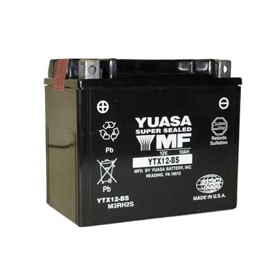 Yuasa AGM Maintenance-Free Batteries - YTX12BS