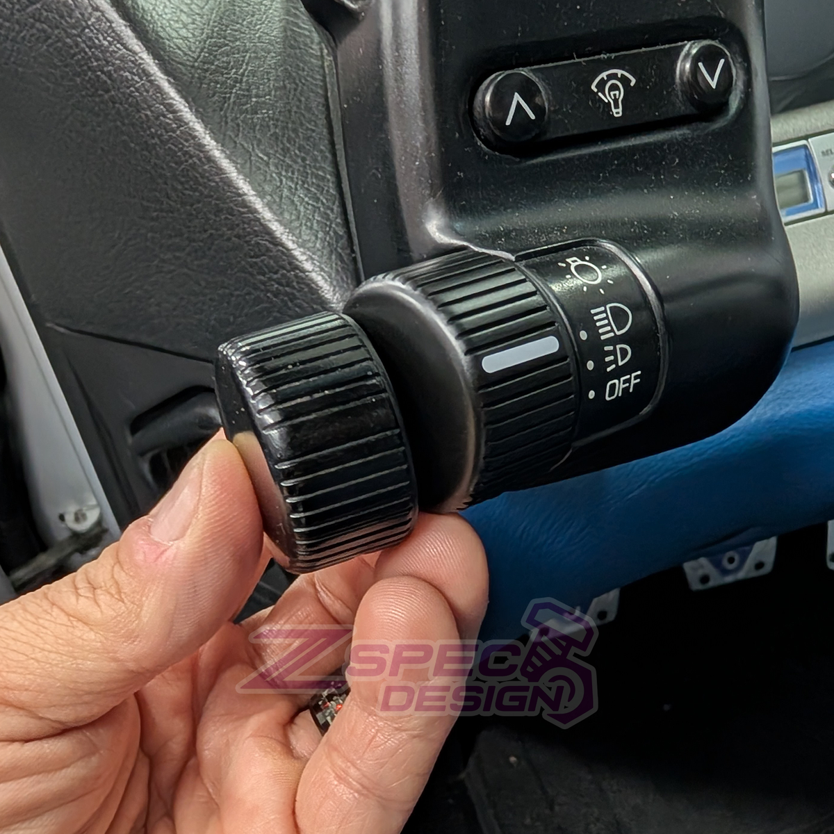 ZSPEC LHD Headlight Controls Knob for '90+ Nissan 300zx Z32