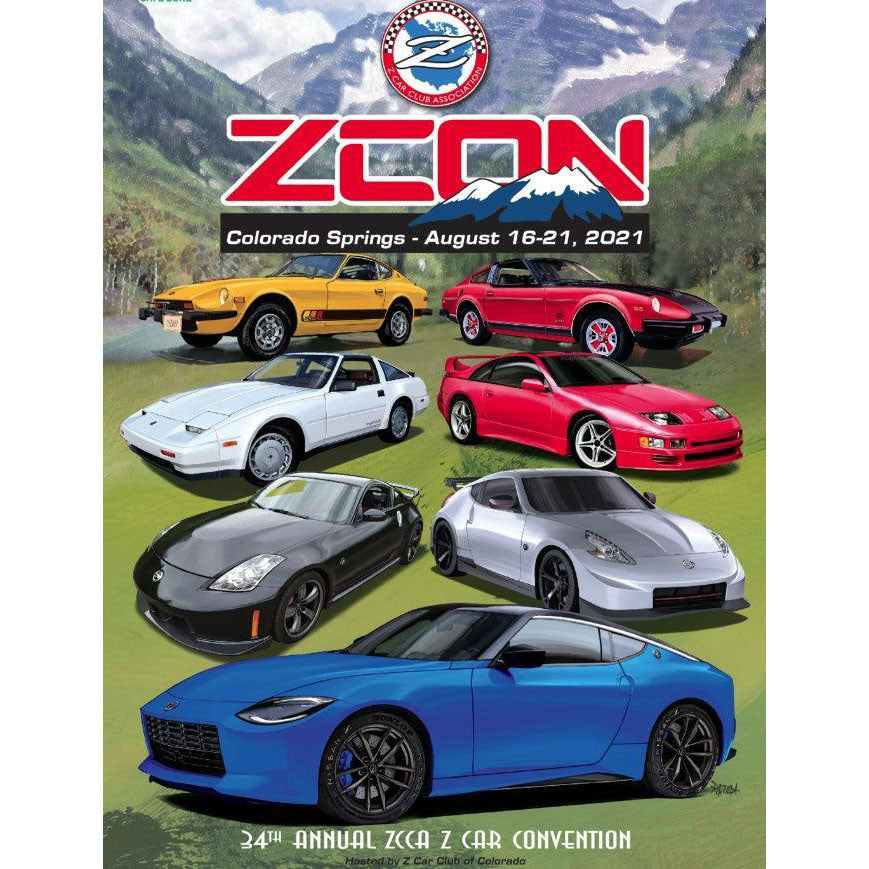 ZCON 2021 Event Poster for the Colorado Springs, CO event - 24" x 36" Size