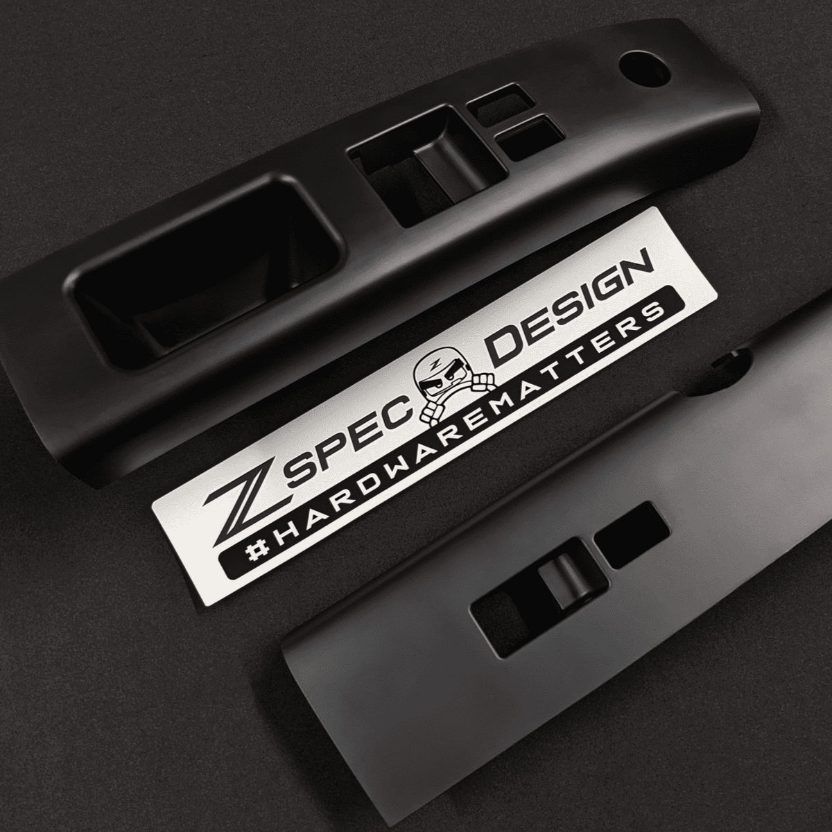 ZSPEC 350z Z33 Interior Door Window Switch Finisher Set for LHD '03-05, Black