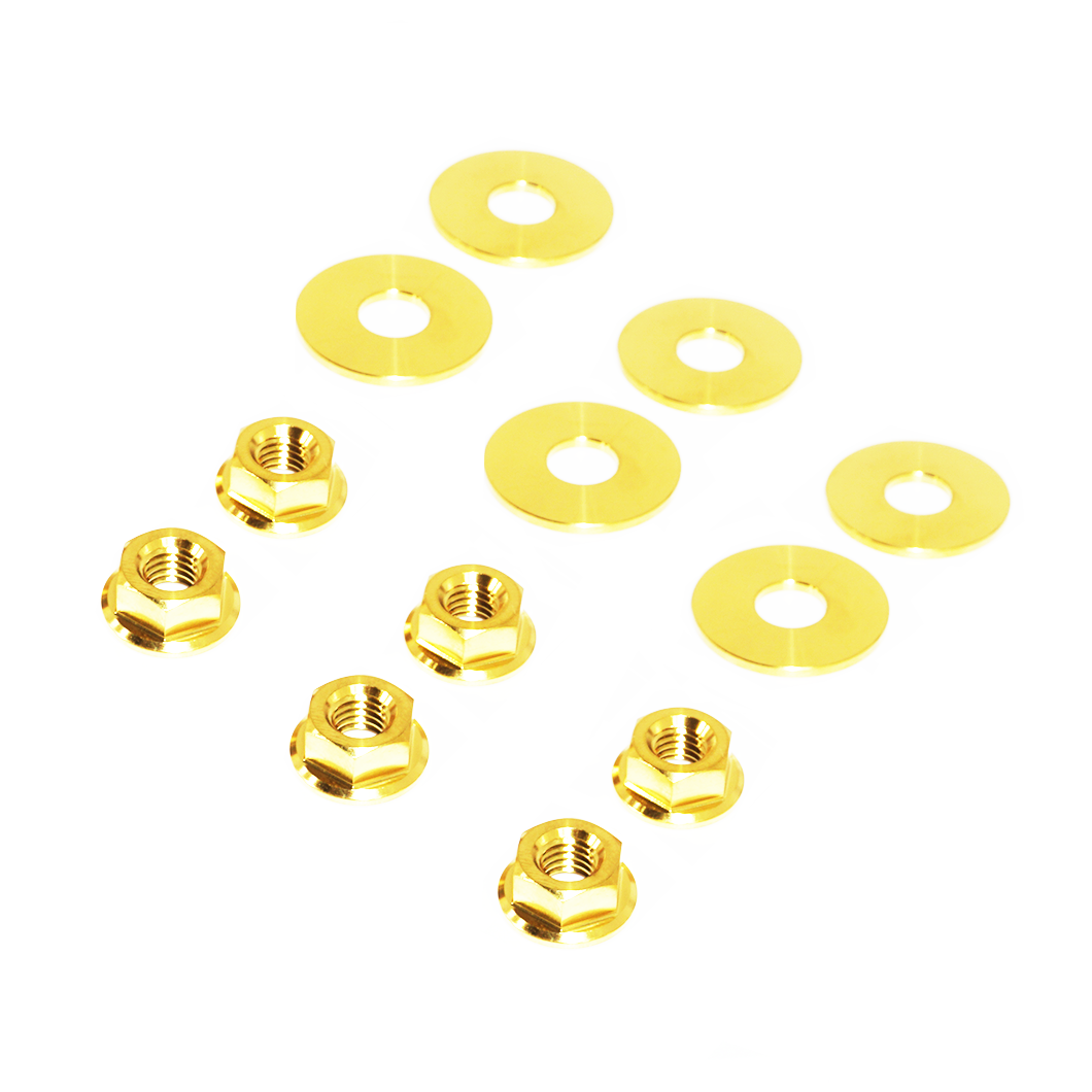 ZSPEC Front-Shocks Fastener Kit for 01-07 Acura RSX K20, Titanium